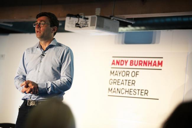 Greater Manchester mayor Andy Burnham