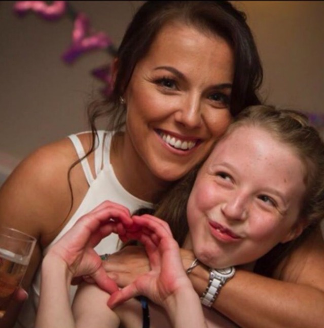 Janine with her daughter, Aimee