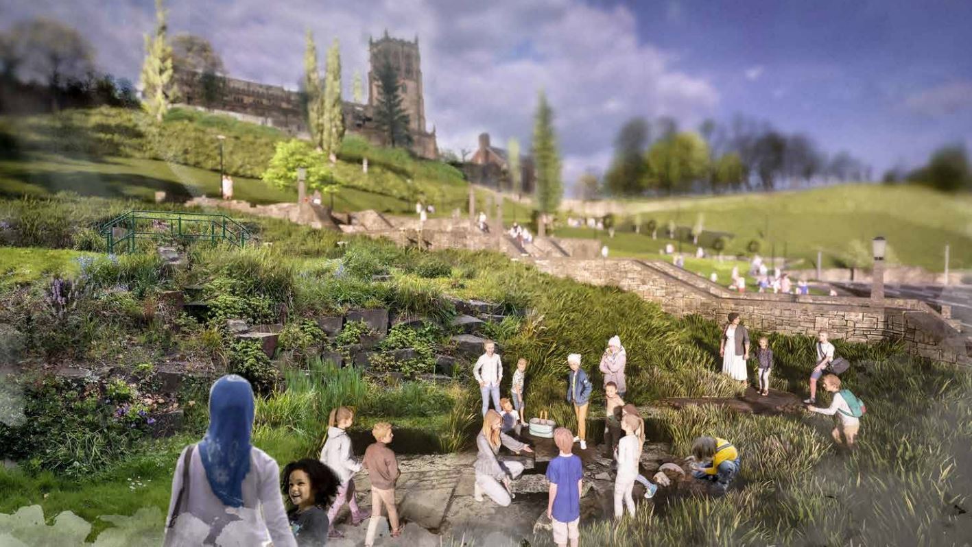 CGI of how the newly revamped Broadfield Park Slopes in Rochdale could look (Picture: Rochdale Council)