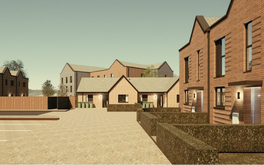 Plans for the estate have been approved