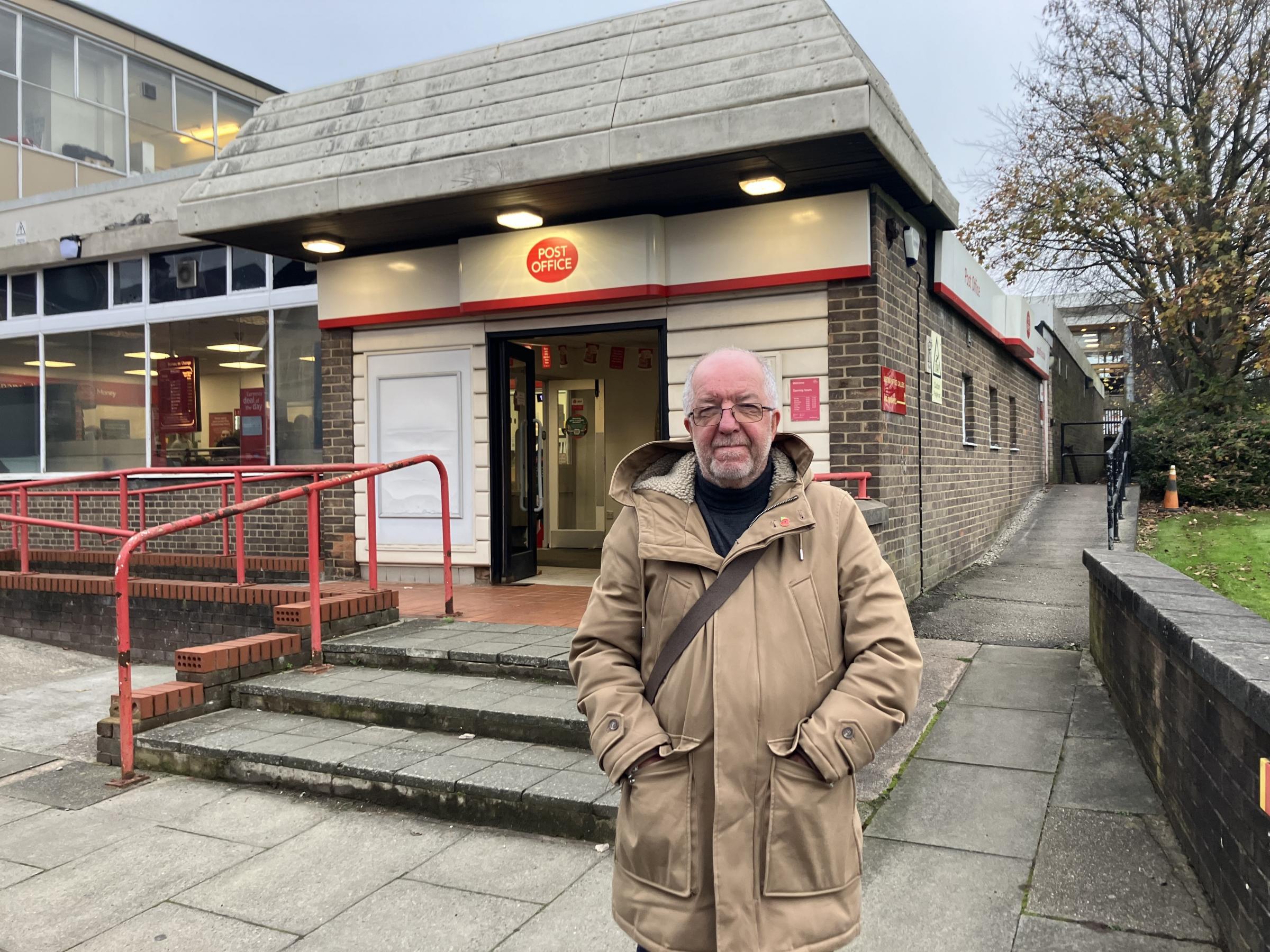 Colins business would suffer if the Post Office shut down, says the Prestwich business owner.