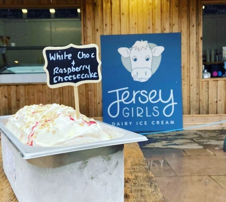 The farm is close to Burrs Country Park (Picture: Jersey Girls Dairy Ice Cream)