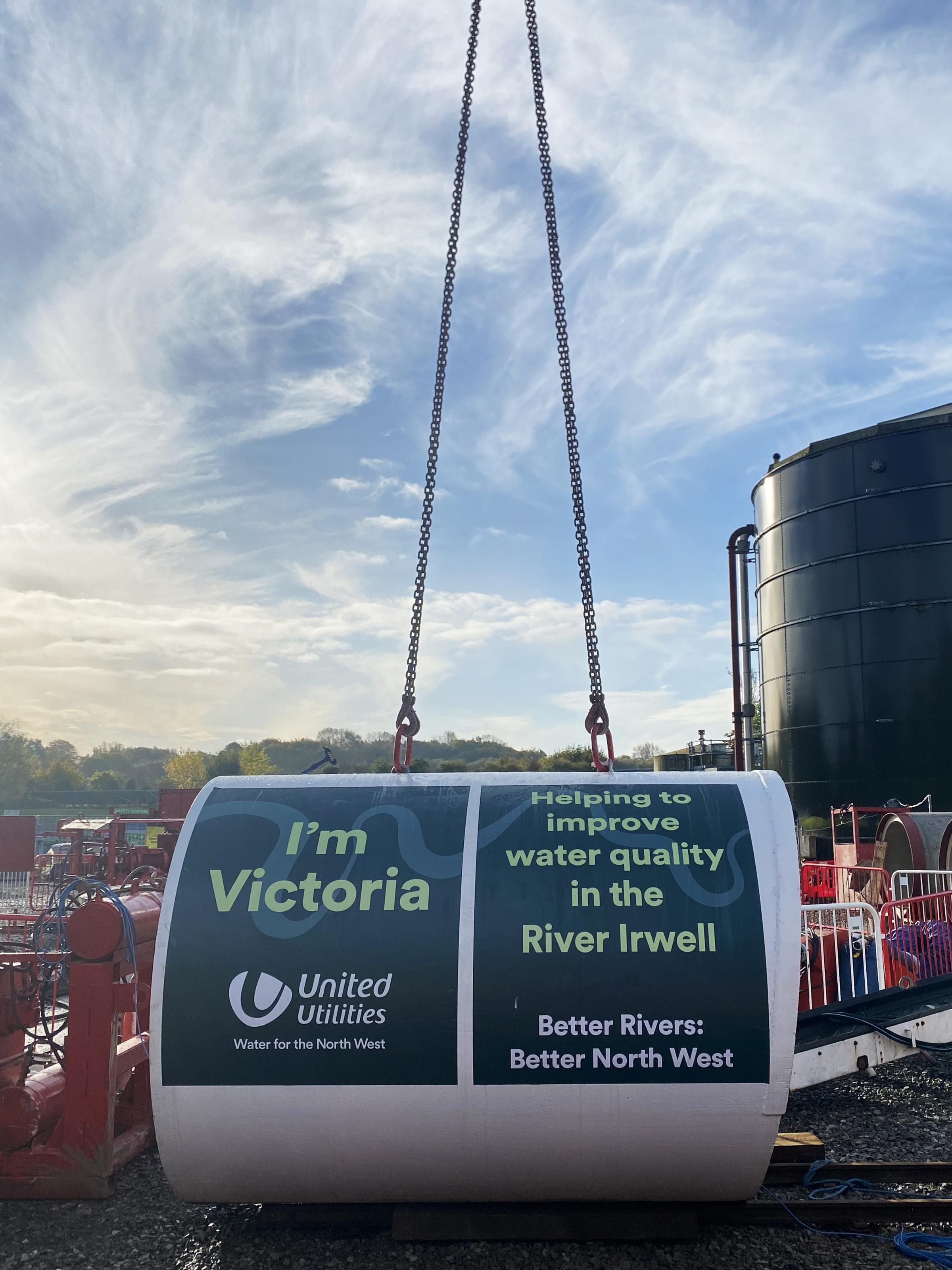 The Victoria tunnelling machine